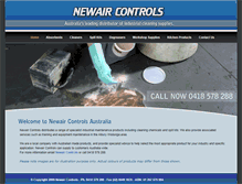 Tablet Screenshot of newaircontrols.com.au